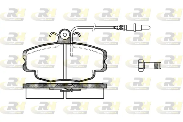 Brake Pad Set, disc brake (2141.24)