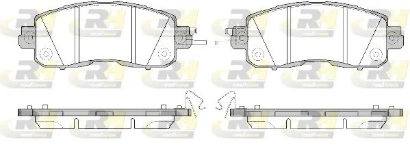 Brake Pad Set, disc brake (21517.04)