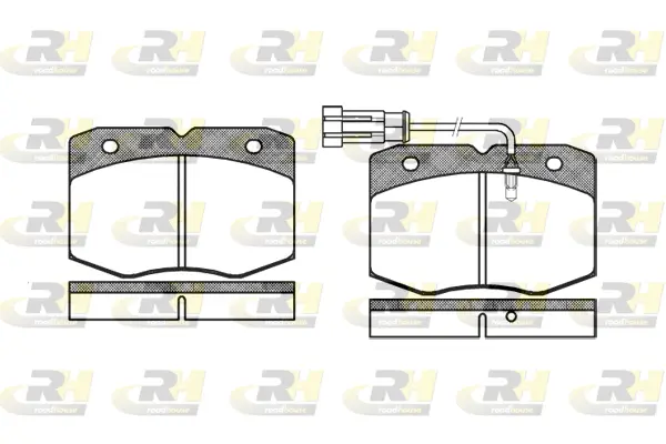 Brake Pad Set, disc brake (2435.12)