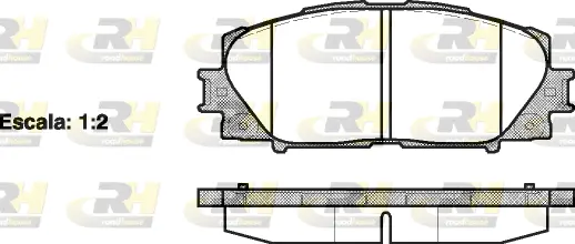 Brake Pad Set, disc brake (21224.00)