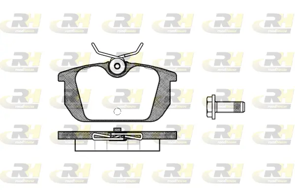 Brake Pad Set, disc brake (2231.00)