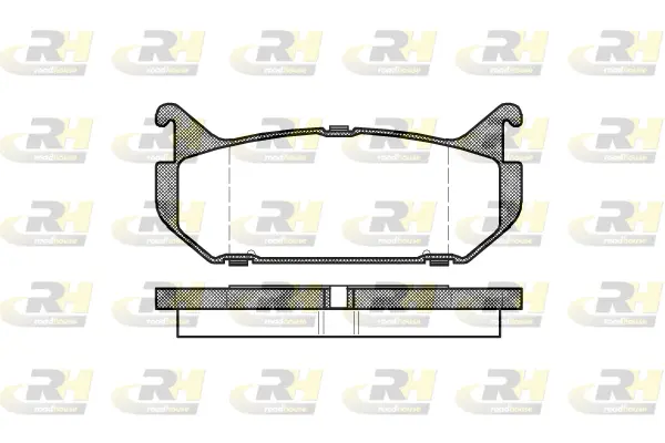 Brake Pad Set, disc brake (2416.00)