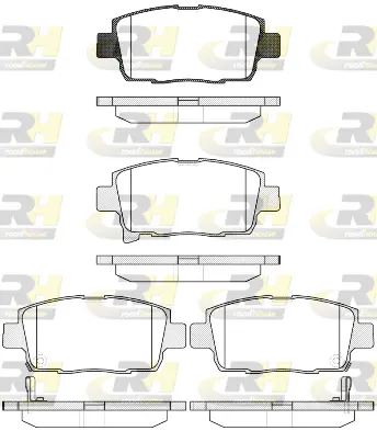 Brake Pad Set, disc brake (2971.42)