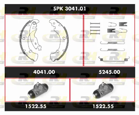 Brake Kit, drum brake (SPK 3041.01)