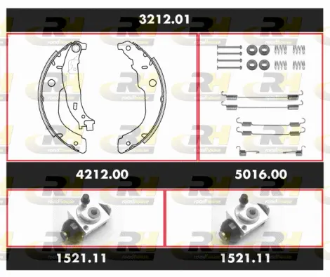 Brake Kit, drum brake (SPK 3212.01)