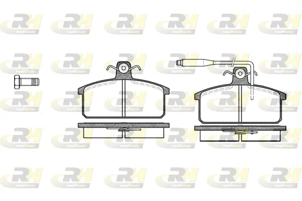 Brake Pad Set, disc brake (2128.02)