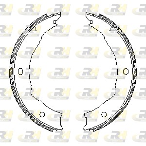 Brake Shoe, parking brake (4717.01)