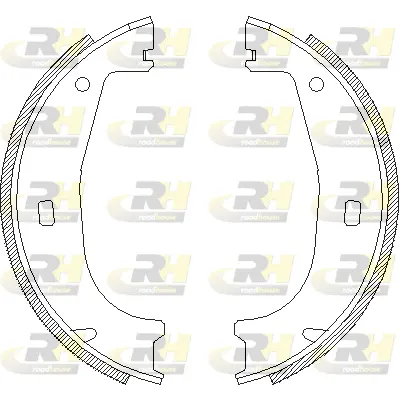 Brake Shoe, parking brake (4406.00)
