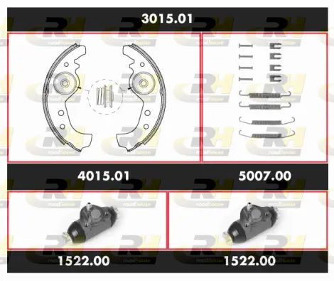 Brake Kit, drum brake (3015.01)