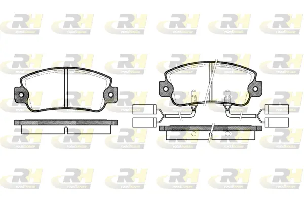 Brake Pad Set, disc brake (2025.22)