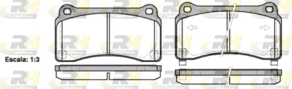 Brake Pad Set, disc brake (21427.02)