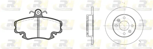 Brake Kit, disc brake (8141.04)
