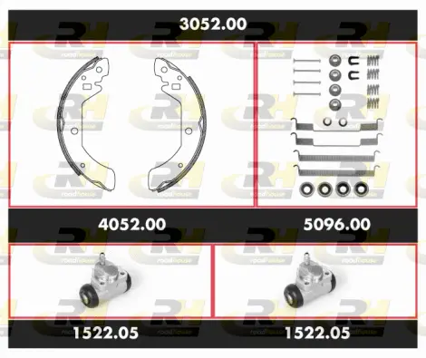 Brake Kit, drum brake (3052.00)