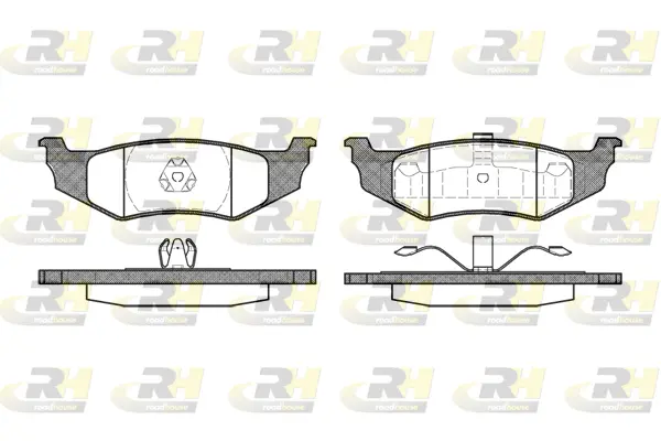 Brake Pad Set, disc brake (2482.40)