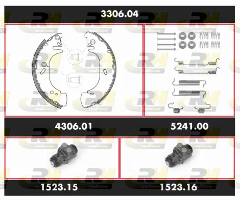 Brake Kit, drum brake (3306.04)
