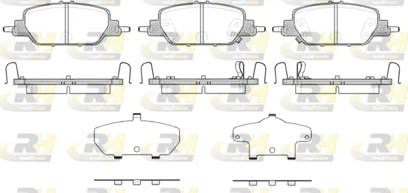 Brake Pad Set, disc brake (21730.02)