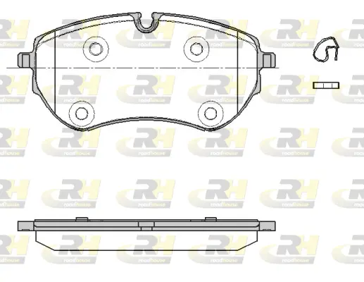 Brake Pad Set, disc brake (21853.00)