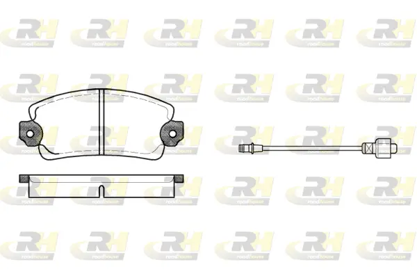 Brake Pad Set, disc brake (2025.12)