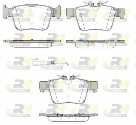 Brake Pad Set, disc brake (21722.01)