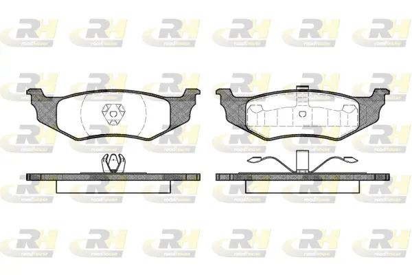 Brake Pad Set, disc brake (2482.30)