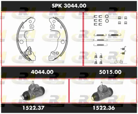 Brake Kit, drum brake (SPK 3044.00)