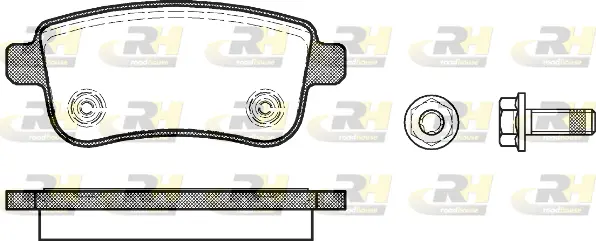 Brake Pad Set, disc brake (21387.00)
