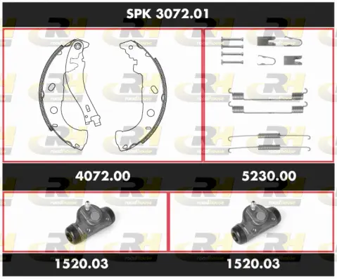 Brake Kit, drum brake (SPK 3072.01)