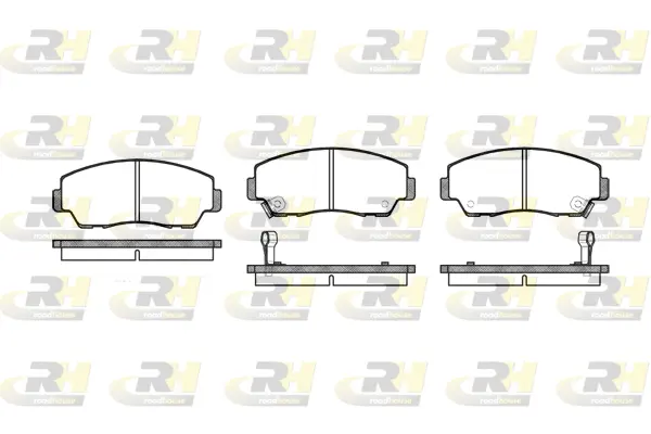 Brake Pad Set, disc brake (2218.02)
