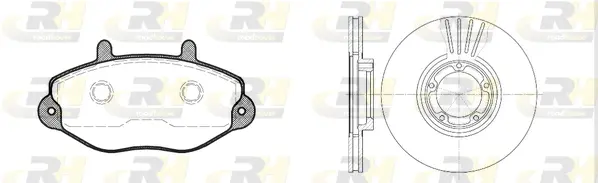 Brake Kit, disc brake (8392.00)
