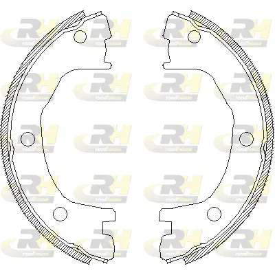 Brake Shoe, parking brake (4712.00)