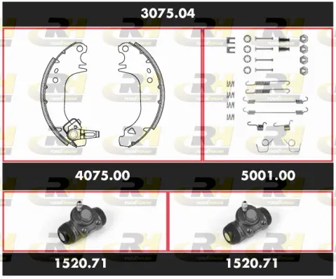 Brake Kit, drum brake (3075.04)