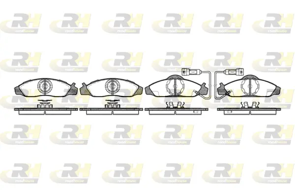 Brake Pad Set, disc brake (2624.02)