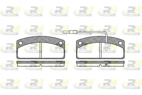 Brake Pad Set, disc brake (2725.02)