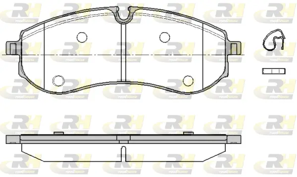 Brake Pad Set, disc brake (21856.00)