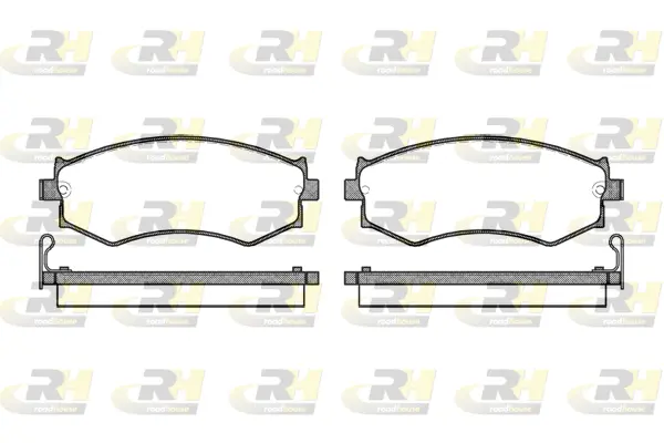 Brake Pad Set, disc brake (2350.04)