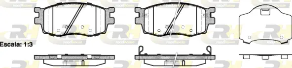 Brake Pad Set, disc brake (21208.02)