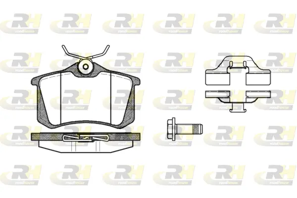Brake Pad Set, disc brake (2263.03)