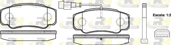 Brake Pad Set, disc brake (2961.02)
