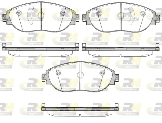 Brake Pad Set, disc brake (21470.00)