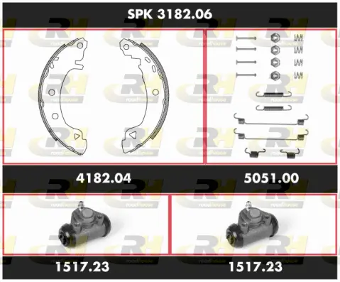 Brake Kit, drum brake (SPK 3182.06)