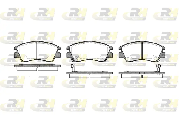 Brake Pad Set, disc brake (2275.02)