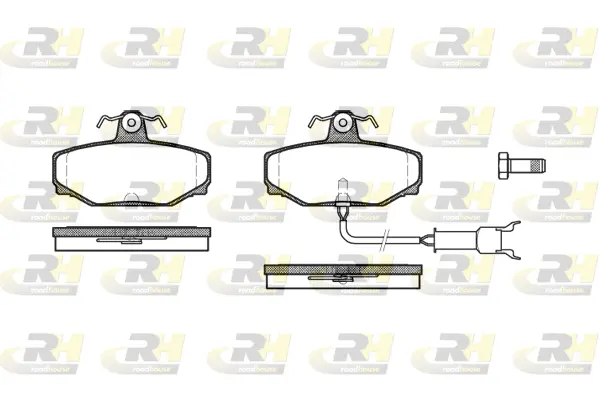 Brake Pad Set, disc brake (2304.12)