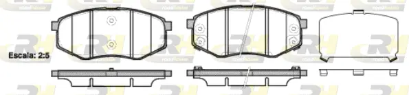 Brake Pad Set, disc brake (21426.02)