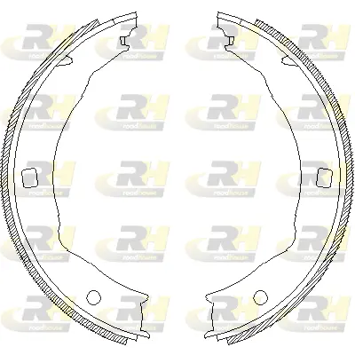 Brake Shoe, parking brake (4717.00)