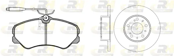 Brake Kit, disc brake (8261.00)