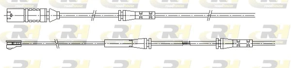Warning Contact, brake pad wear (001203)