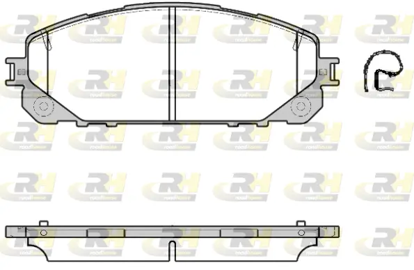 Brake Pad Set, disc brake (21613.00)