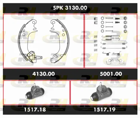 Brake Kit, drum brake (SPK 3130.00)