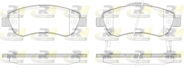 Brake Pad Set, disc brake (21289.02)