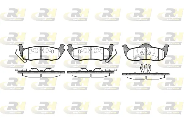 Brake Pad Set, disc brake (21106.10)